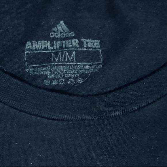 adidas Black Crew Neck Short Sleeve Tee - Picture 6 of 10